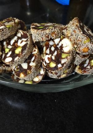 A picture of Date and nut roll (No Sugar).