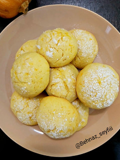عکسی از دستور کوکی کدو حلوایی 🎃