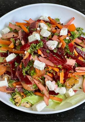 A picture of Carrot 🥕 Koshimbir (Vegan).