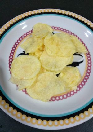 Foto de Chips de batata no micro-ondas