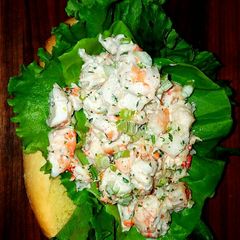 A picture of Mike's New Orleans Lobster, Shrimp & Crab Meat Po Boys.