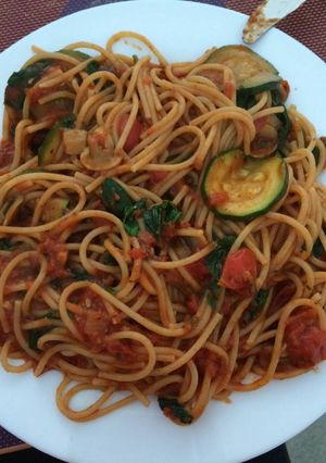 Una foto de Spaghetti vegà
