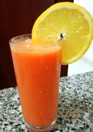 A picture of Carrot juice.