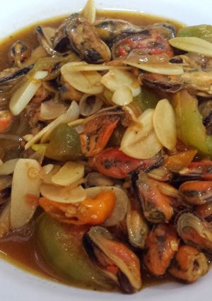 Foto resep Tumis kerang pedas
