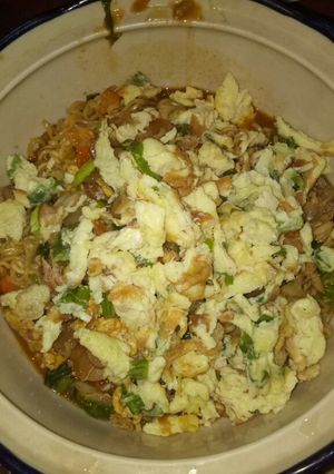 Foto resep Mie tektek telor suwir