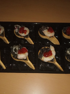 Una foto de Cucharitas de arroz negro rápidas