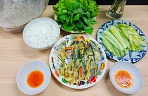 Cá nục hấp bia