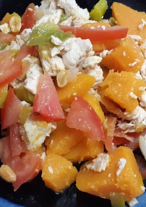 Una foto de Ensalada caliente