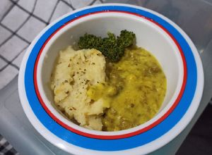 Foto resep Mashed Potato with Beef Curry (MPASI 10M)