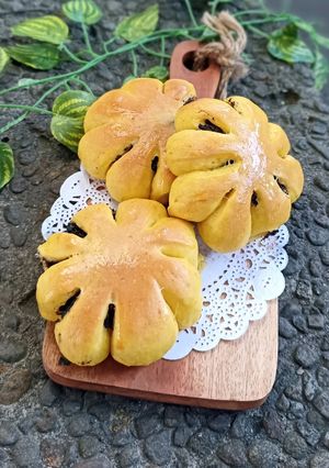 Foto resep Roti Manis Labu Kuning (Isi Selai Anggur)