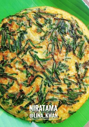 Foto resep Niratama / Telur Dadar Kucai