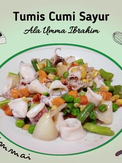 Foto resep Tumis cumi Sayur