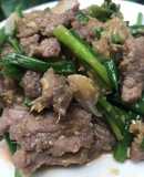 Thịt nai rừng xào hành