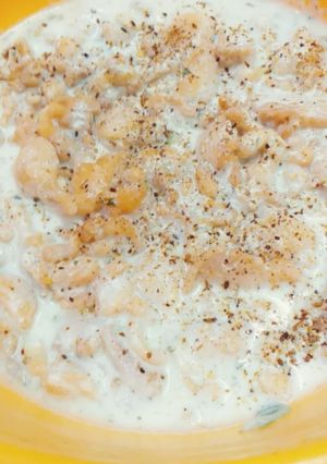 A picture of Dahi phulkiyan.
