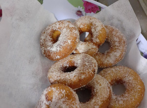 Una foto de Rosquitas con harina leudante