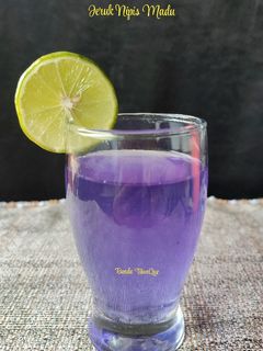 Foto resep Teh Telang Jeruk Nipis Madu