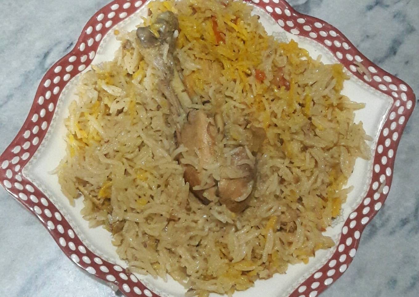Chicken yakhni Palao