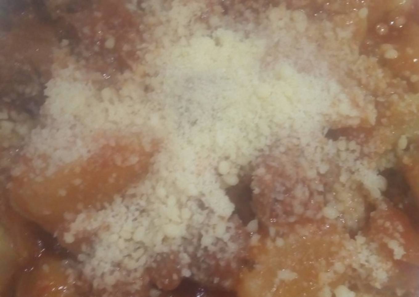 "Ñoquis de remolacha y calabaza"