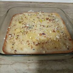 A picture of Rasmalai cake.
