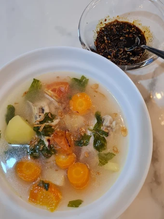 Langkah Gampang Membikin Resep Sop ayam kampung jahe dengan bumbu medok dan tanpa MSG yang Lezat Sekali Anti Ribet, Mantap Sekali