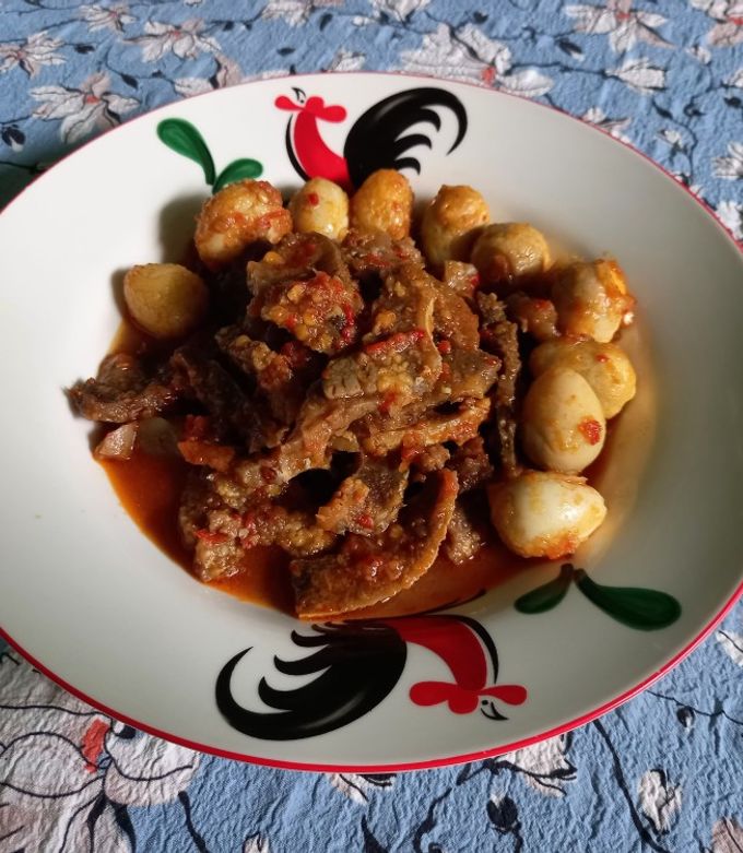 Foto resep Cingur Sapi Rica Rica