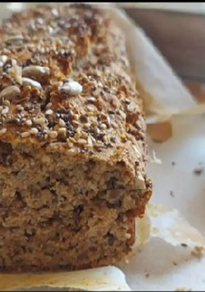 Una foto de Pan de harina integral sin amasado ni levadura