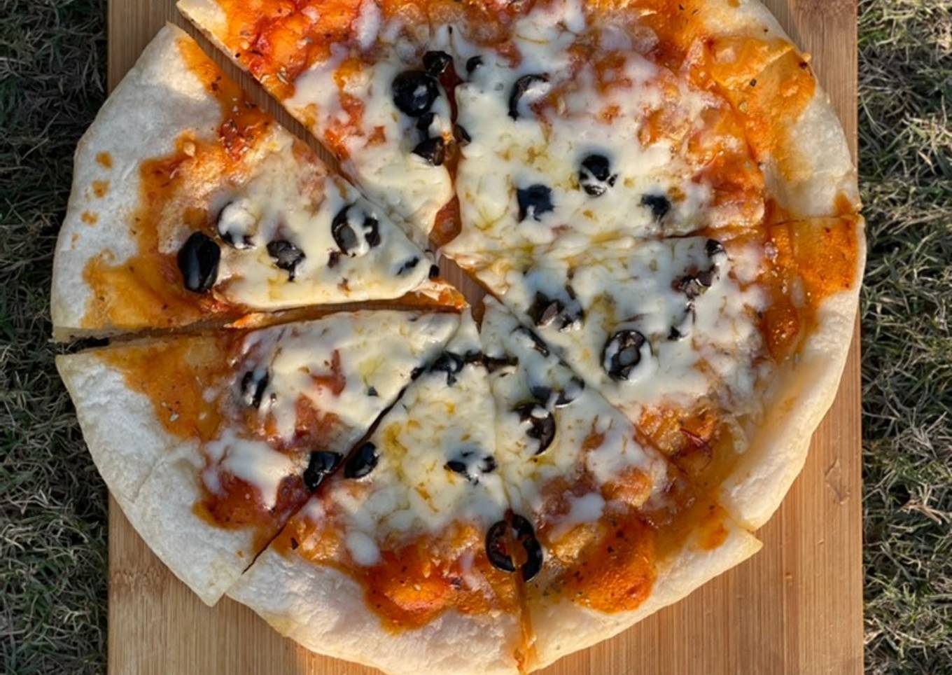 Sour dough pizza