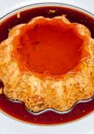 Una foto de Flan de huevo con leche condensada