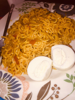 A picture of Curry noodles.