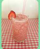 Smoothie de fresa bajo en calorías