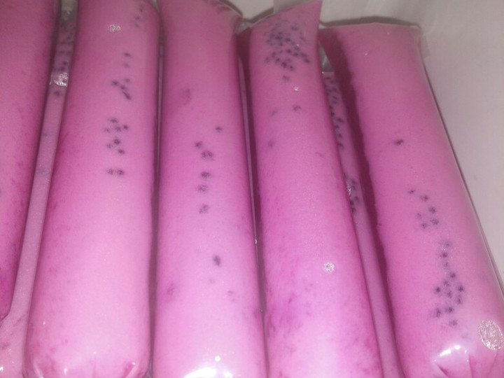 Resep Es Lilin Buah Naga, Lezat Sekali