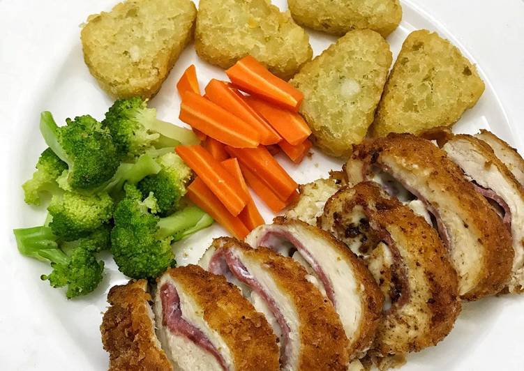 Resep Chicken cordon bleu Anti Gagal