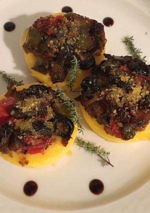 Foto di Polentine con ratatouille gratinate