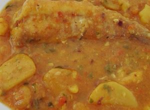 Foto principal de Guiso de colas de rape y gambas