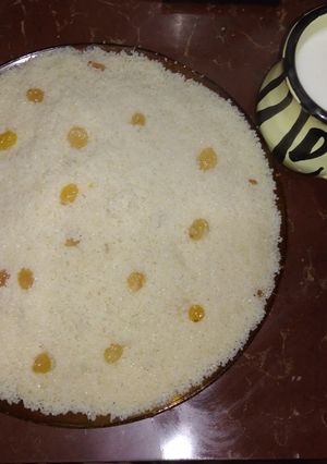 صورة لوصفة كسكس بزبيب