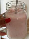 Batido de Banana e Morango