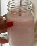 Batido de Banana e Morango