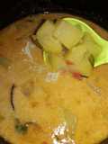 Sayur kukuk (labu putih) kuah santan