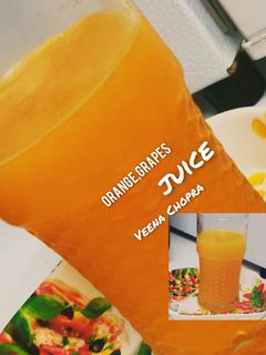 संतरे,अंगूर का जूस(santre angoor ka juice recipe in hindi) रेसिपी मुख्य फोटो