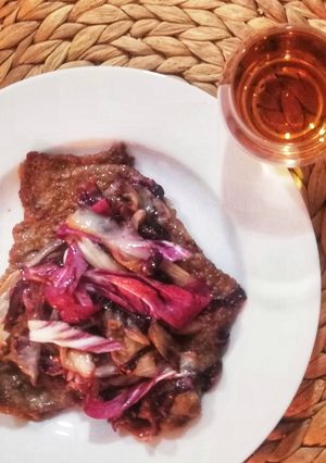 Foto di Scaloppine di vitello e radicchio allo zibibbo 🌷
