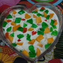 A picture of Mango fruit cream.