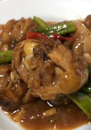 紅燒雞腿塊 的食譜成品照片