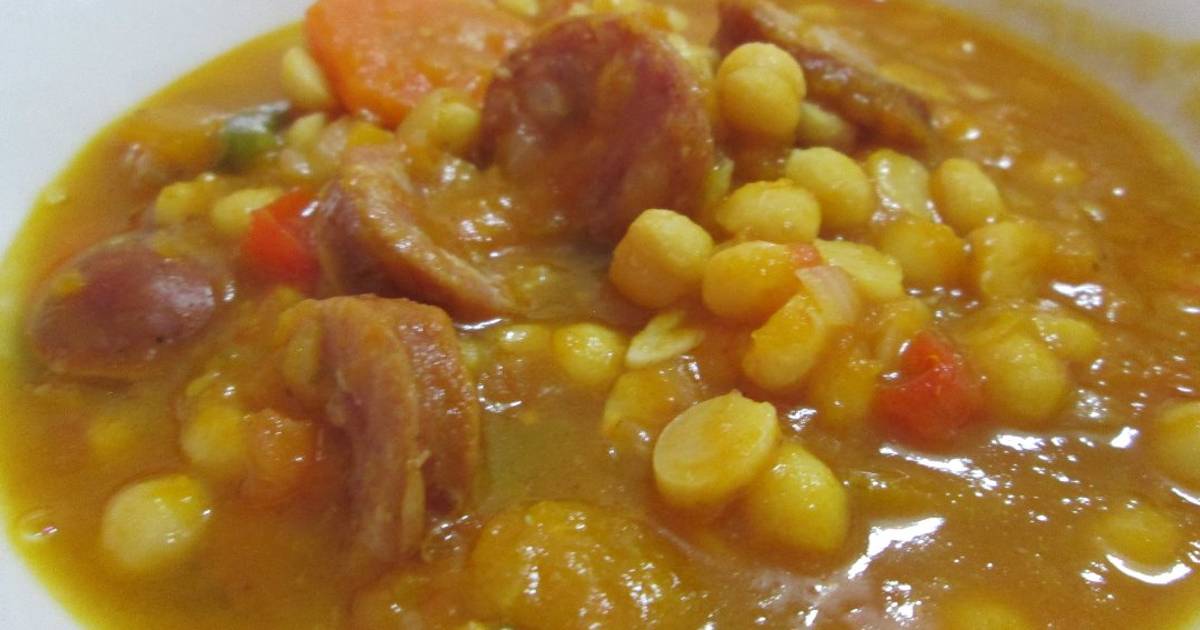 Garbanzos con verduras y longaniza Receta de normitagana (Cocina Chilena  Internacional)- Cookpad