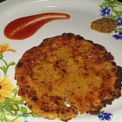 A picture of Besan chilla.