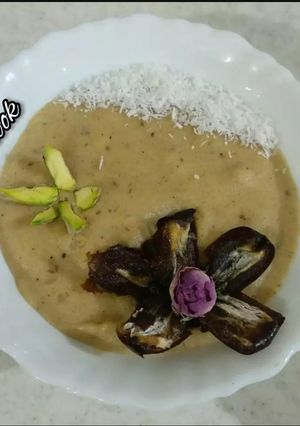 عکسی از دستور فرنی خرما