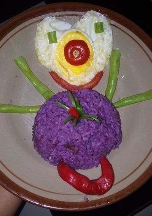 Foto resep Nasi liwet Ungu