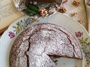Una foto di farina di castagne e ricotta