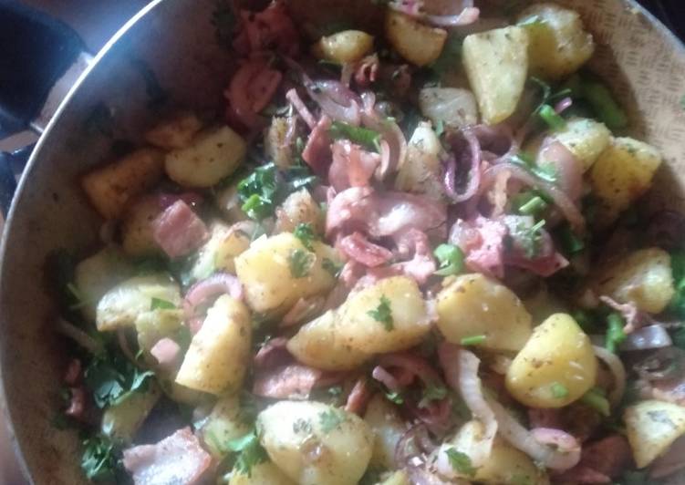 Recipe of Ultimate Bacon and potatoes