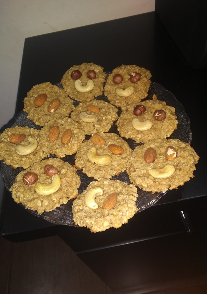 Una foto de Galletas de avena, manzana y banana🍌🍎¡Apto vegano!