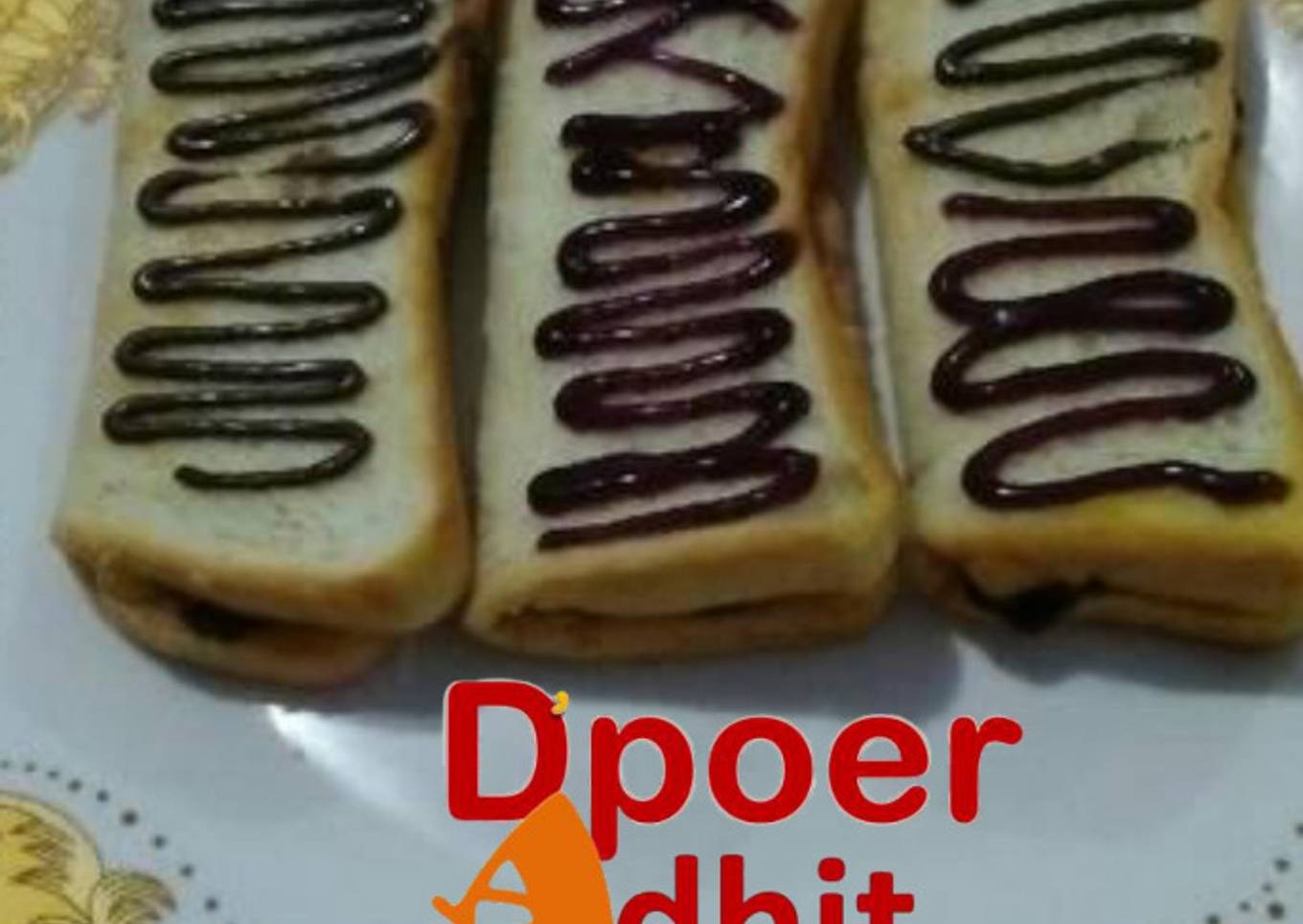 Roti Bakar ChocoBlueberry